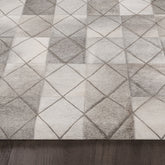 Ben Soleimani Arlequin Hide and Viscose Hand Woven Rug