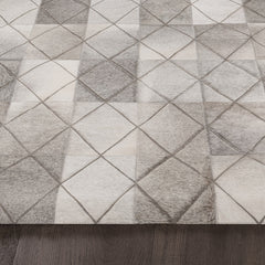 Ben Soleimani Arlequin Hide and Viscose Hand Woven Rug