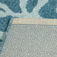 Caistor Coastal Coral Reef Pattern Tropical Area Rug