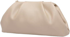 PU Leather Pleated Evening Bag European American Women Clutch Purses