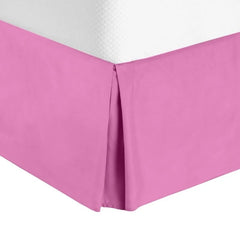Nestl Luxury Pleated King Size 14 inch Drop Bed Skirt