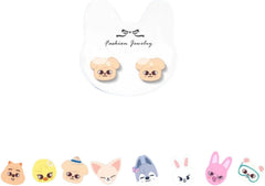 Stray Character SKZ Bangchan Lee Know Hyunjin Felix Seungmin Changbin Earrings Stay for Fans