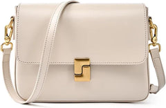 Genuine Leather Women Crossbody Bag Luxury Design Small Square Bag Cowhide Women's Commuter Shoulder Bag Ladies Gift