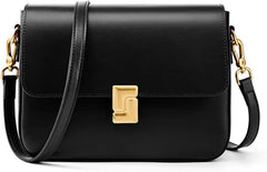 Genuine Leather Women Crossbody Bag Luxury Design Small Square Bag Cowhide Women's Commuter Shoulder Bag Ladies Gift