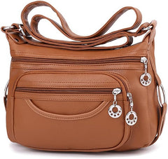 Big Vegan Leather Shoulder Bag Crossbody Bags for Women Designer Cell Phone Bag Wallet Purses Adjustable Strap
