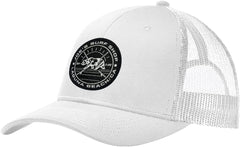 JOES SURF SHOP Vintage Surfing Bear Hat, Snapback Trucker Hat, Adjustable