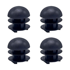 Outwater Plastic 1" Dia. Round Tubing Dome End Caps, Finishing Plug for Round Tubing Chair Glide, Floor Protector, Fits Multi Gauge Tubing, USA Made, 10 Pack