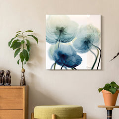 "Unfocused Beuaty 1" Frameless Free Floating Tempered Glass Panel Graphic Wall Art