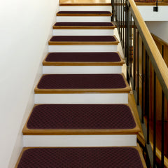 Beverly Rug Non Slip Stair Treads for Wooden Steps, 8''x26''