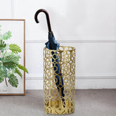 Adeco Metal Stand Holder Organizer Entryway Umbrella Rack Cane