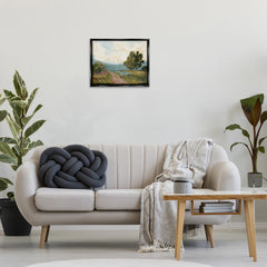 Stupell Path to Distant Countryside Framed Floater Canvas Wall Art Design By Sara Baker