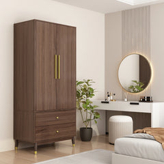 31.5"Wx70.9"H Armoire Wardrobe Storage Cabinet Closet Hanging Drawers