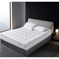 Down Alternative Fiber Bed Mattress Pad Topper