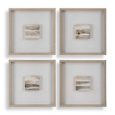 Uttermost Studying Sepia Hand Painted Canvases (Set of 4)