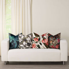 Smithsonian Royal Palms Velvet Throw Pillow