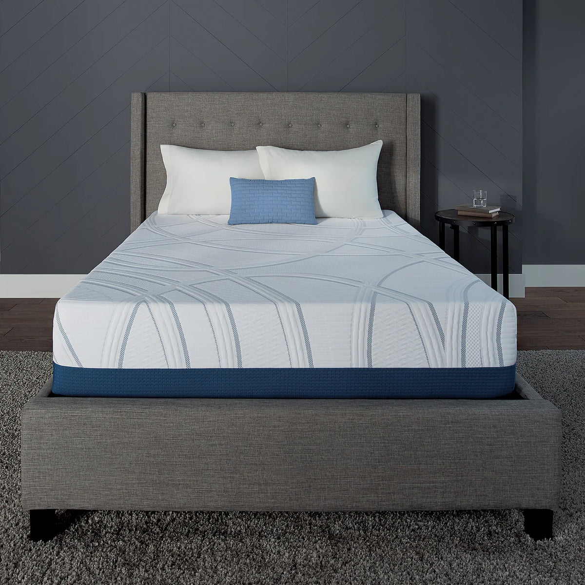 Serta Perfect Sleeper 12" Medium Firm Gel Memory Foam Mattress in a Box