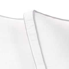 Superior Microfiber Medium Density Pillow with Gusset - White