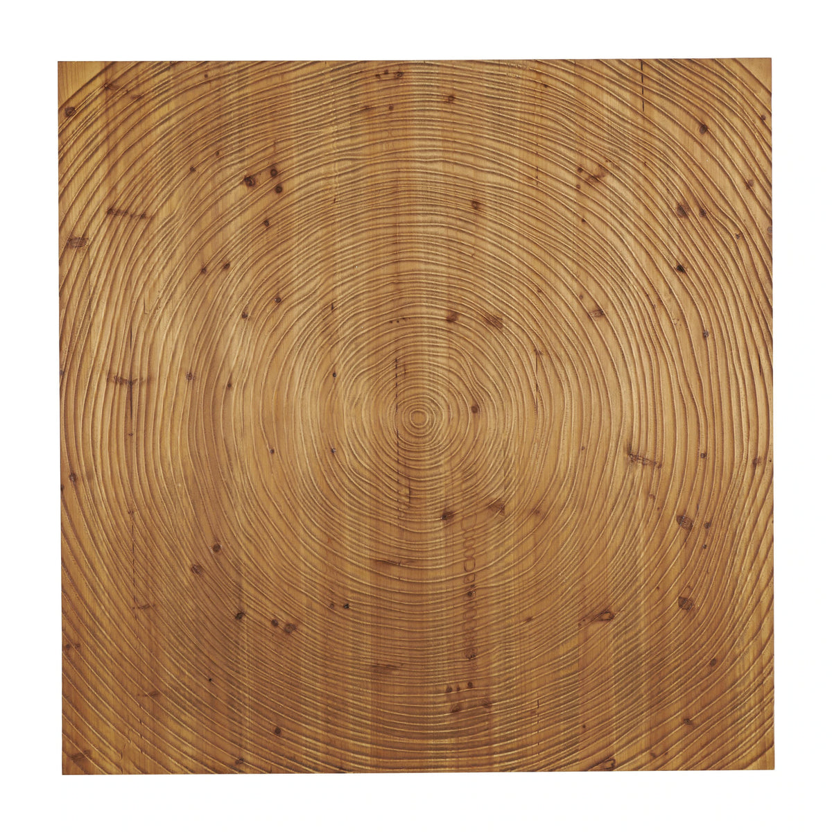 Wood Geometric Handmade Spiral Home Wall Decor - Brown - Roche River Decor