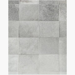Ben Soleimani South American Cowhide Tile Hand Woven Rug