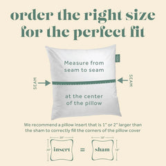 ComfyDown Decorative Down and Feathers Fill Rectangle Pillow Insert
