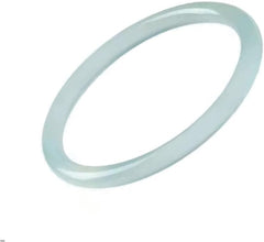 URED Women's Jade Bangle, Natural Jade Bracelet, Feng Shui Good Luck Bangle, Ice Jade Stone Narrow Bracelet