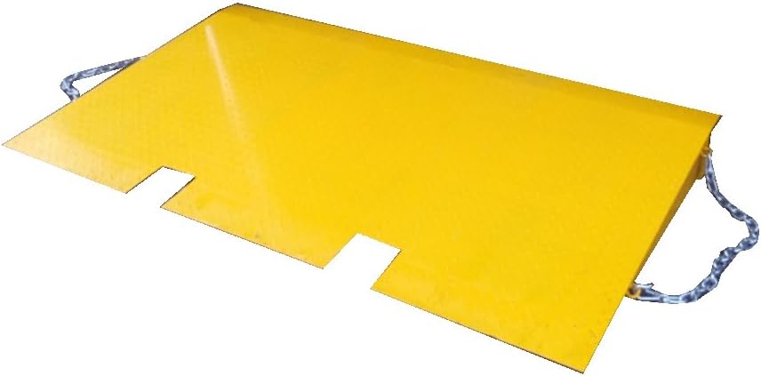 48'' x 72'' Steel Dock Boards, 13,000lbs Loading Capacity, Height Differential up to 5", Forklift Compatible Heavy Duty Cargo Dock Board, for Docks, Platforms, Warehouses