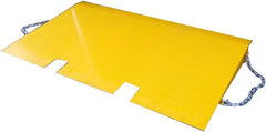 48'' x 72'' Steel Dock Boards, 13,000lbs Loading Capacity, Height Differential up to 5", Forklift Compatible Heavy Duty Cargo Dock Board, for Docks, Platforms, Warehouses
