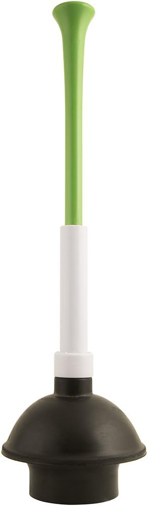PlumbCraft 14 to 18-in. Adjustable-Flange Heavy-Duty Toilet Plunger 7503590A, Heavy Duty Toilet Plunger for Households, Ergonomic Plunger to Unclog Toilet, Toilet Bowl Plunger with Ergonomic Handle