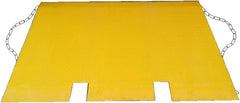 48'' x 72'' Steel Dock Boards, 13,000lbs Loading Capacity, Height Differential up to 5", Forklift Compatible Heavy Duty Cargo Dock Board, for Docks, Platforms, Warehouses