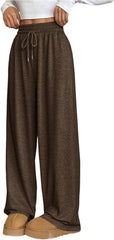 SOLY HUX Women's Drawstring Sweatpants High Waisted Wide Leg Baggy Casual Pants