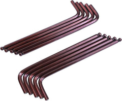 1/8" Hex Key Wrench L Shaped Ball End Allen Wrench -10pcs