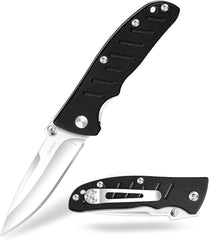 Harita Pocket Knife Folding Knife EDC Knife with Pocket Clip, 2.76 inch 8Cr13MoV Steel Blade, Rosewood Handle, Foldable Camping Fishing Survival Hunting Liner Lock Knife for Men Women