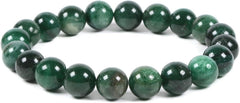 Justinstones Gemstone Crystals Chakra Beads Bracelet Crystal Healing 10mm Round Stretchable Bracelet for Her Gift