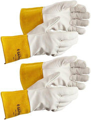 J. J. Keller SAFEGEAR Tig Welding Cowhide Leather Work Gloves - 2 Pairs