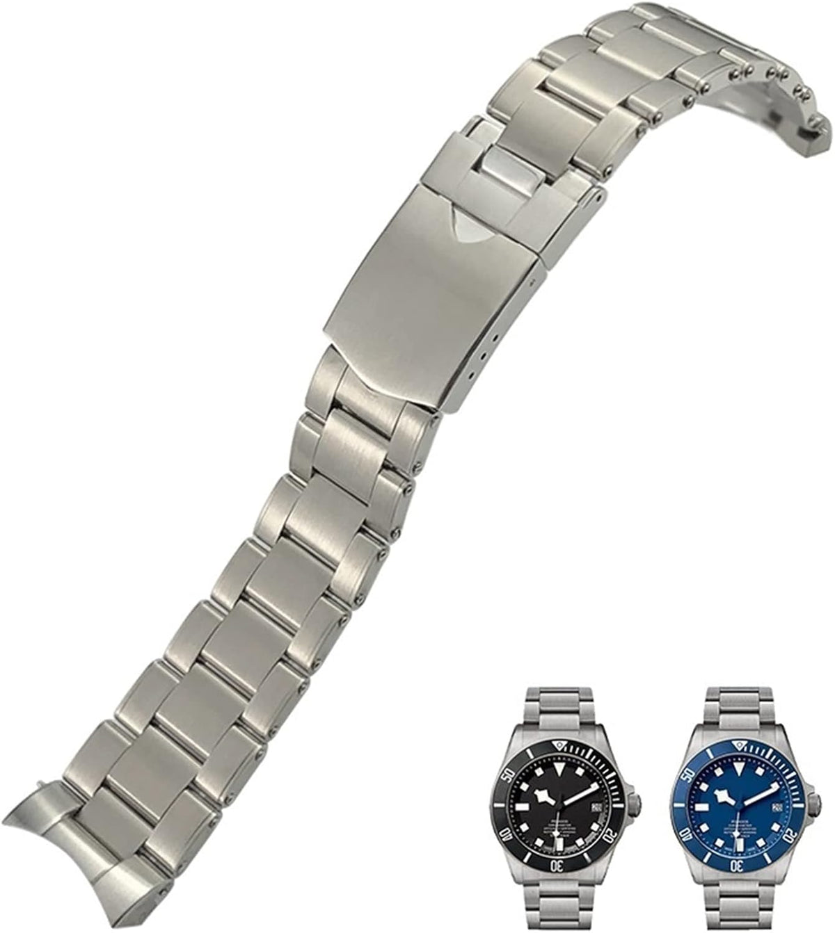 22mm 904L Solid Stainless Steel Watchband For Tudor Black Bay Male Bracelet Wrist Pelagos Series Accessories Strap