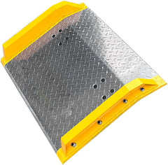 48'' x 72'' Steel Dock Boards, 13,000lbs Loading Capacity, Height Differential up to 5", Forklift Compatible Heavy Duty Cargo Dock Board, for Docks, Platforms, Warehouses