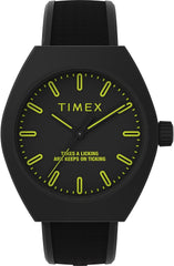 Timex Unisex Urban Pop 40mm Watch - Black Strap and Dial