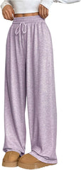 SOLY HUX Women's Drawstring Sweatpants High Waisted Wide Leg Baggy Casual Pants
