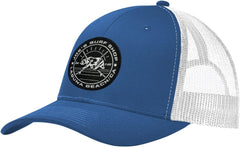 JOES SURF SHOP Vintage Surfing Bear Hat, Snapback Trucker Hat, Adjustable