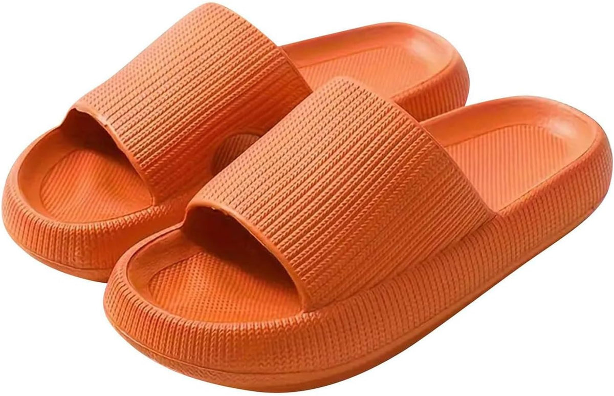 Cloud Slides for Women Men,Comfy Non Slip Shower Slippers Soft and Cozy Open Toe Thick Soles Slippers Comfortable Outdoor and Indoor Slipper Waterproof Quick-Dry Pool Beach Shoes