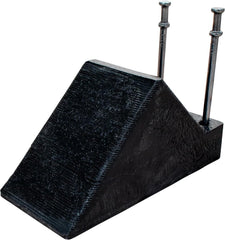 bullke USA Made Plastic Pipe Chocks with Nails | 5" Size - Durable, 100% Recycled Plastic | Ideal for Securing Pipes, Heavy Duty, Eco-Friendly, Long-Lasting, Construction (40 Pack)