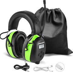 PROHEAR 033 AM FM Bluetooth 5.4 Radio Headphones - USB C Rechargeable 2000mAh Battery - Radio Headset Hearing Protection 31dB SNR - 48Hrs Playtime - Ear Protector for Mowing Lawn, Gifts for Father