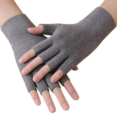 SayWow Typing Gloves for Cold Hands Women Cold Fingers Office Fingerless Thick Long Warm with Fleece for Winter