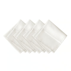 Elrene Elegance Plaid Damask Fabric Set of 4 Napkins - 17" w x 17" l