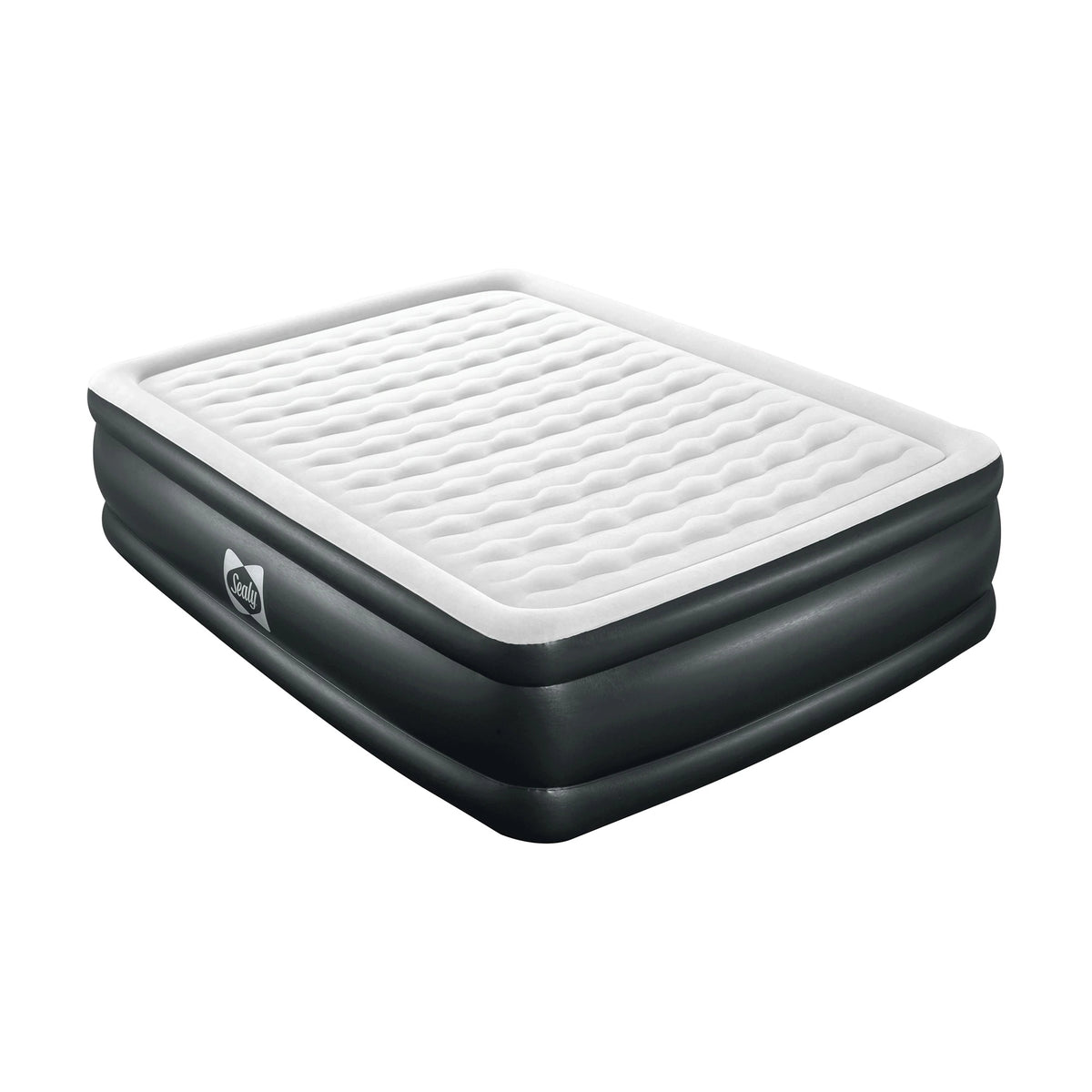 Sealy Tritech Twin Sized 20" Air Mattress Bed 2 Person w/ Built-In AC Pump & Bag