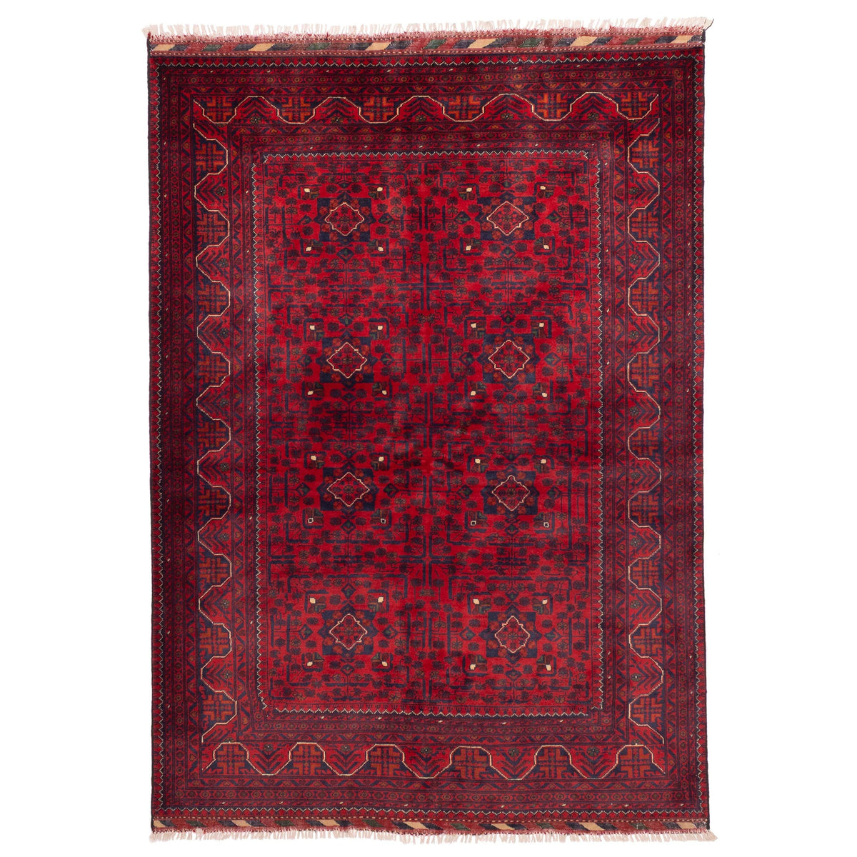 ECARPETGALLERY Hand-knotted Finest Khal Mohammadi Red Wool Rug - 5'2 x 7'5