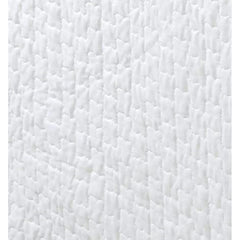 White Quilted Bed Skirt Dust Ruffle Matelasse Tailored 16" Drop