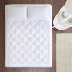 Sleep Philosophy Harmony Deep Pocket Waterproof Mattress Pad - White