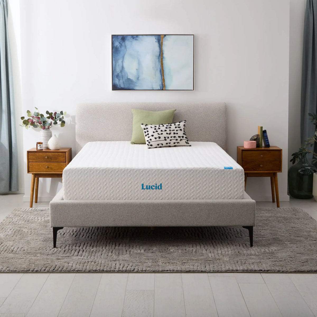 Lucid 12-inch Medium-Firm Gel Memory Foam Mattress