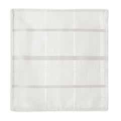 Elrene Elegance Plaid Damask Fabric Set of 4 Napkins - 17" w x 17" l
